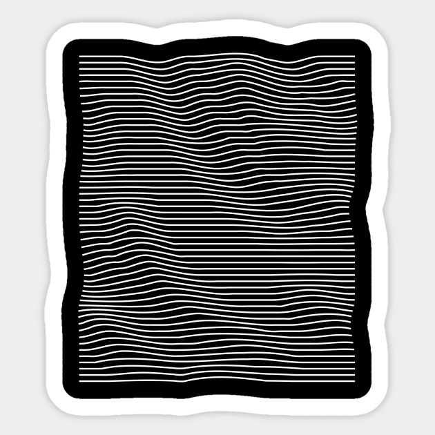 geometrical black and white lines Sticker by lkn